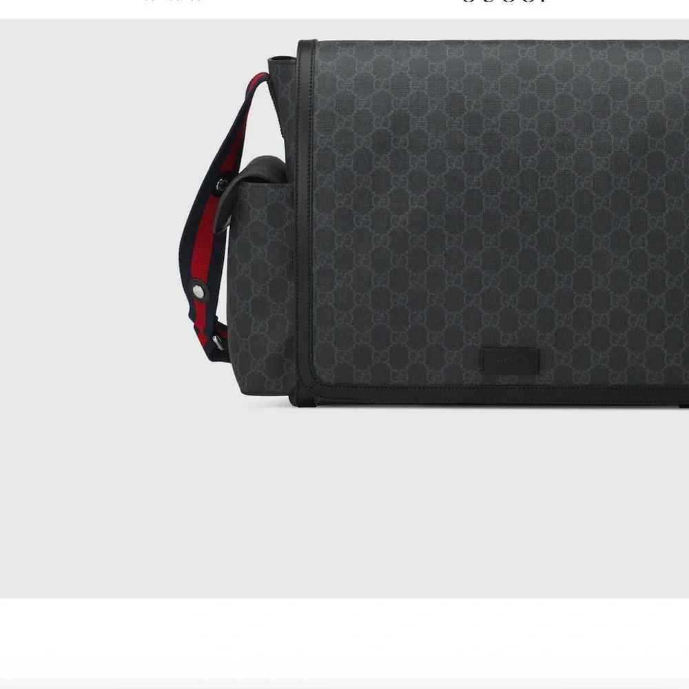 Gucci GG Monogram Black Large Changing Bag Diaper Bag - Picture 11 of 11